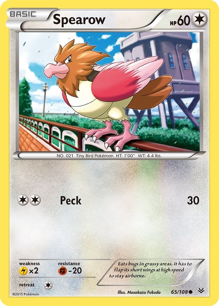 Image for Spearow (65/108) (XY - Roaring Skies) (ROS) - Pokemon