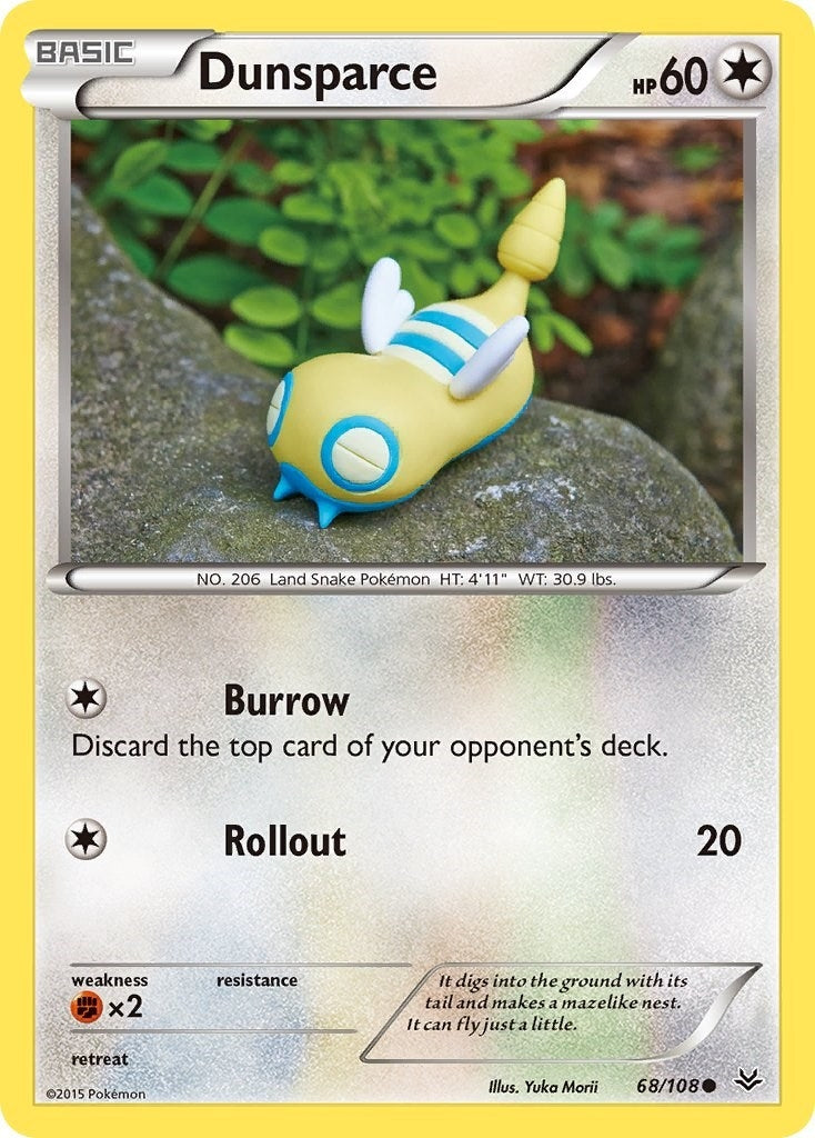 Image for Dunsparce (68/108) (XY - Roaring Skies) (ROS) - Pokemon