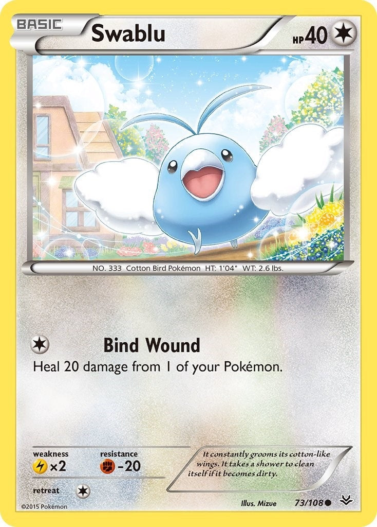 Image for Swablu (73/108) (XY - Roaring Skies) (ROS) - Pokemon