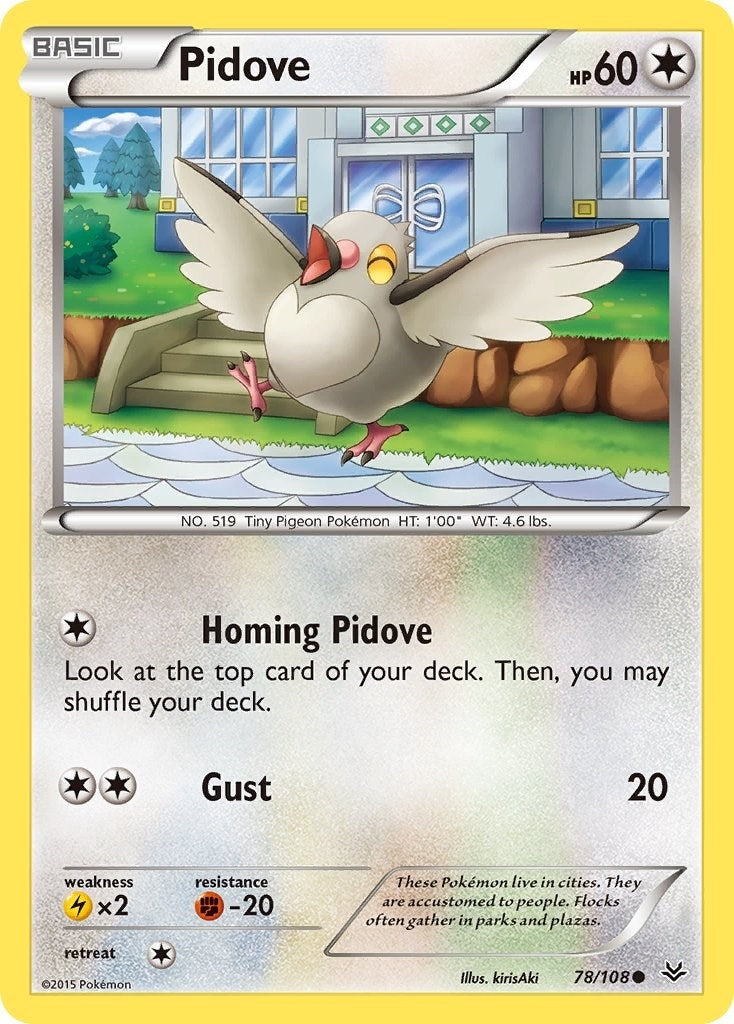 Image for Pidove (78/108) (XY - Roaring Skies) (ROS) - Pokemon