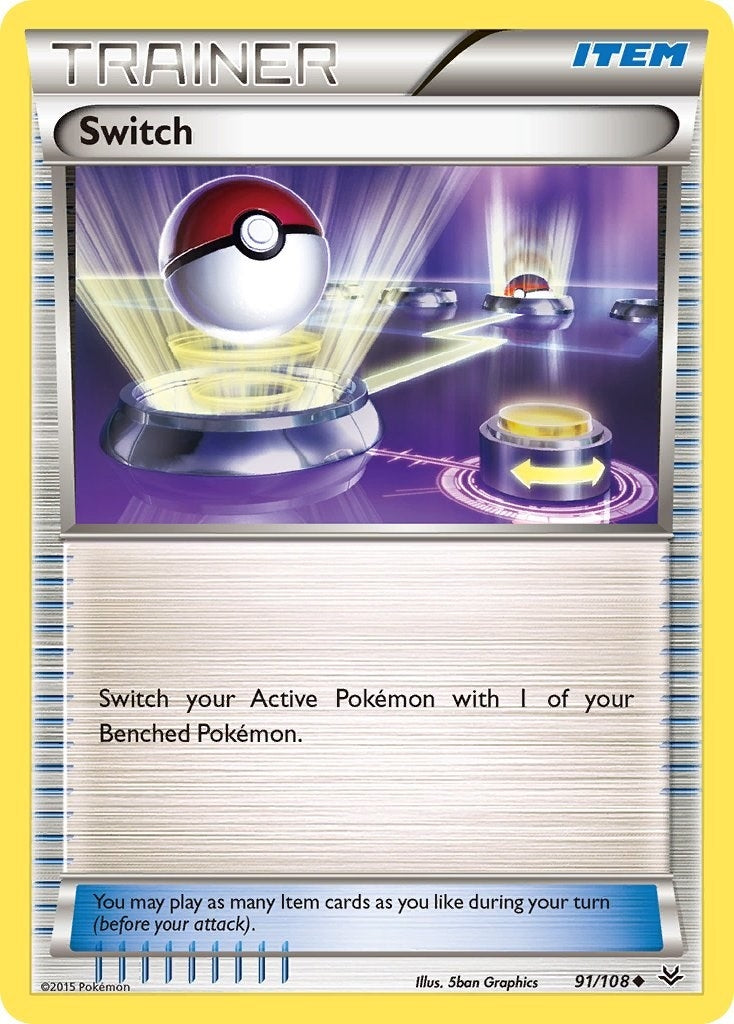 Image for Switch (91/108) (XY - Roaring Skies) (ROS) - Pokemon