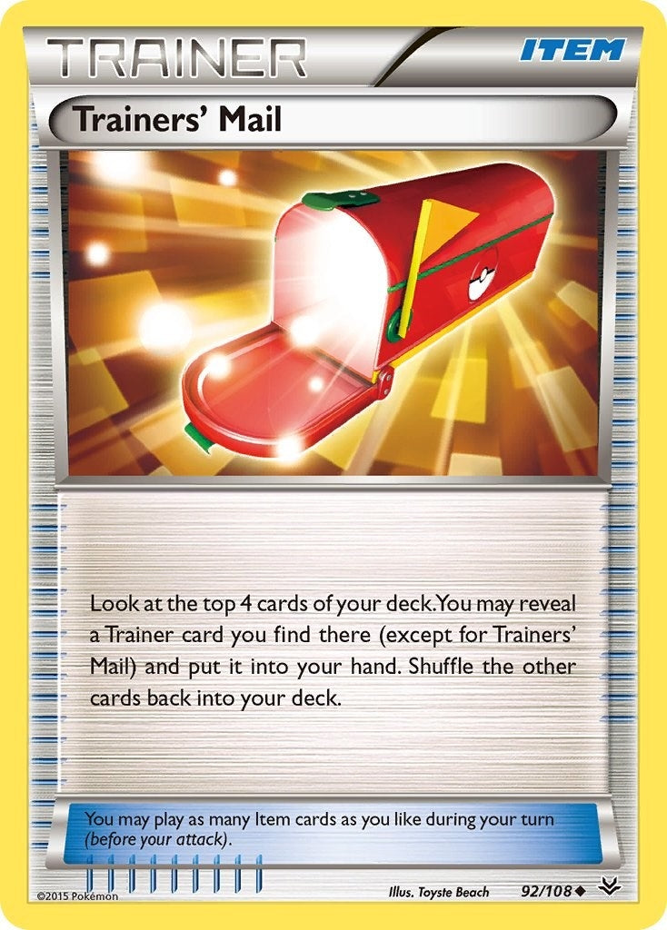 Image for Trainers' Mail (92/108) (XY - Roaring Skies) (ROS) - Pokemon