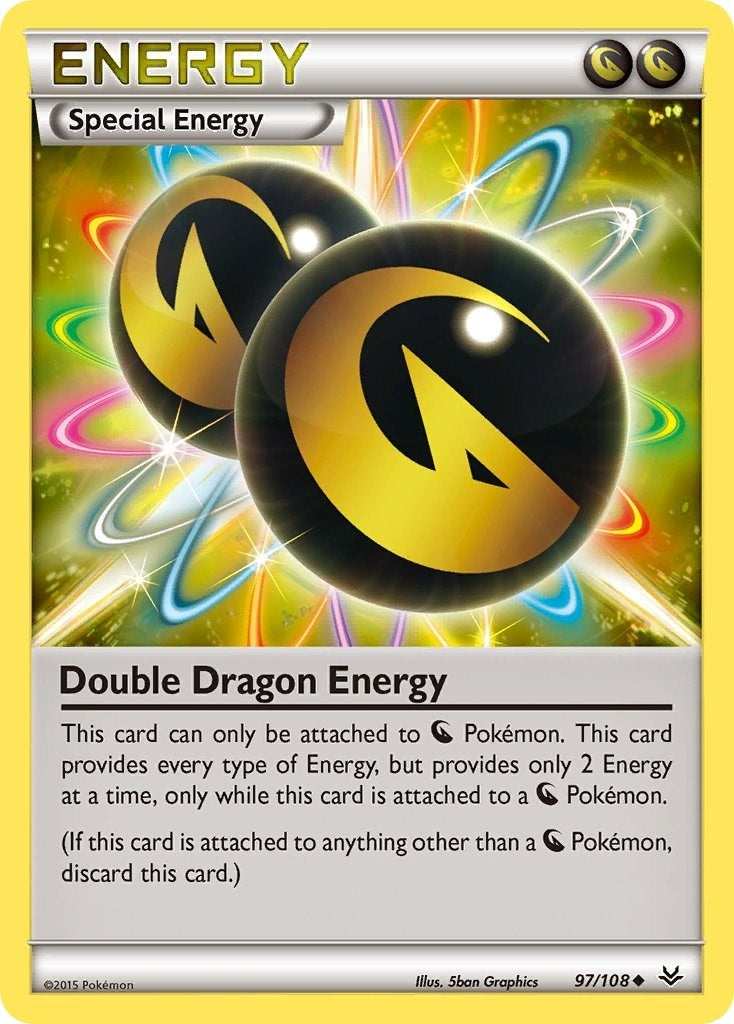 Image for Double Dragon Energy (97/108) (XY - Roaring Skies) (ROS) - Pokemon