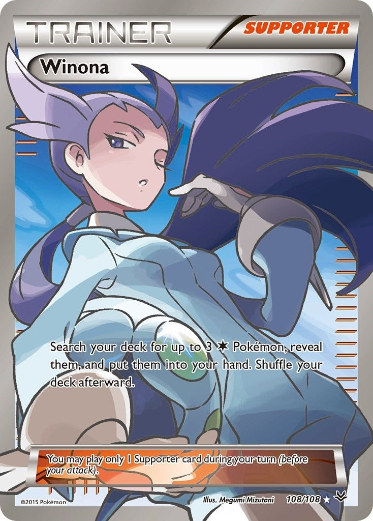 Image for Winona (108 Full Art) (108/108) (XY - Roaring Skies) (ROS) - Pokemon