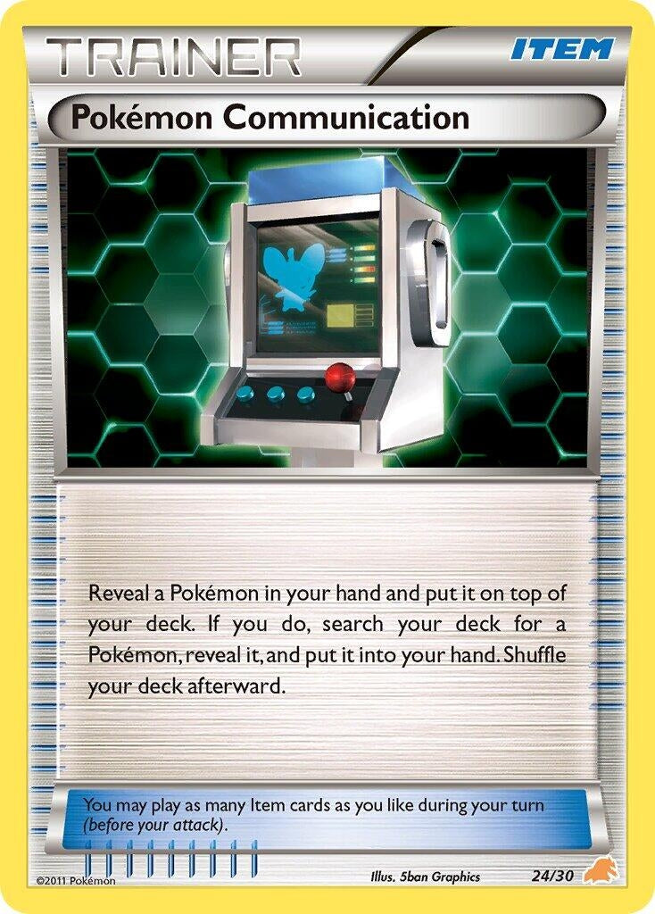Image for Pokemon Communication (Excadrill) (24/30) (BW Trainer Kit: Excadrill & Zoroark) (BLW) - Pokemon
