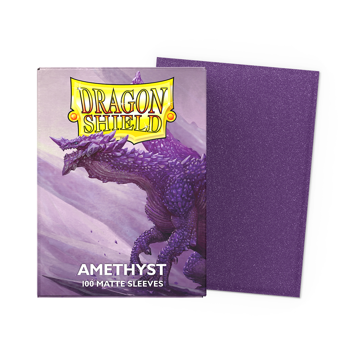 Dragon Shield - Standard 'Amethyst' Matte Sleeves 100 pack - PokeBox USA