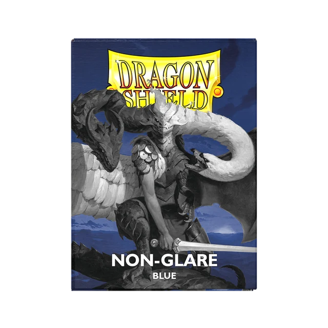 Dragon Shield - Standard 'Blue' Non-Glare Matte Sleeves 100 pack - PokeBox USA