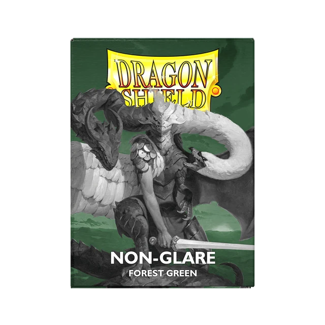 Dragon Shield - Standard 'Forest Green' Non-Glare Matte Sleeves 100 pack - PokeBox USA
