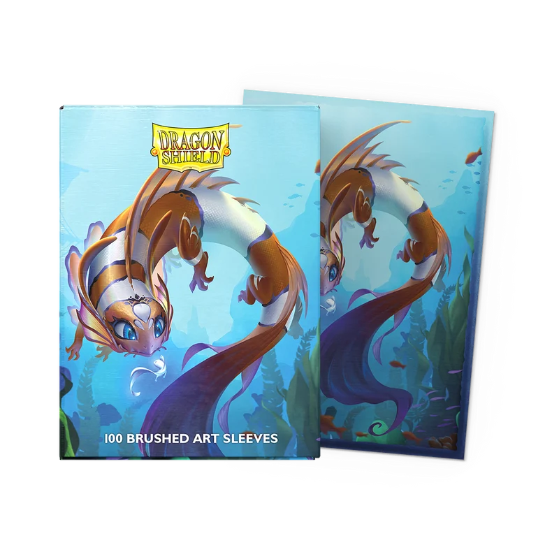 Dragon Shield - Standard Brushed Art 'The Cinderfin' Sleeves (BOX OF 100) - PokeBox USA