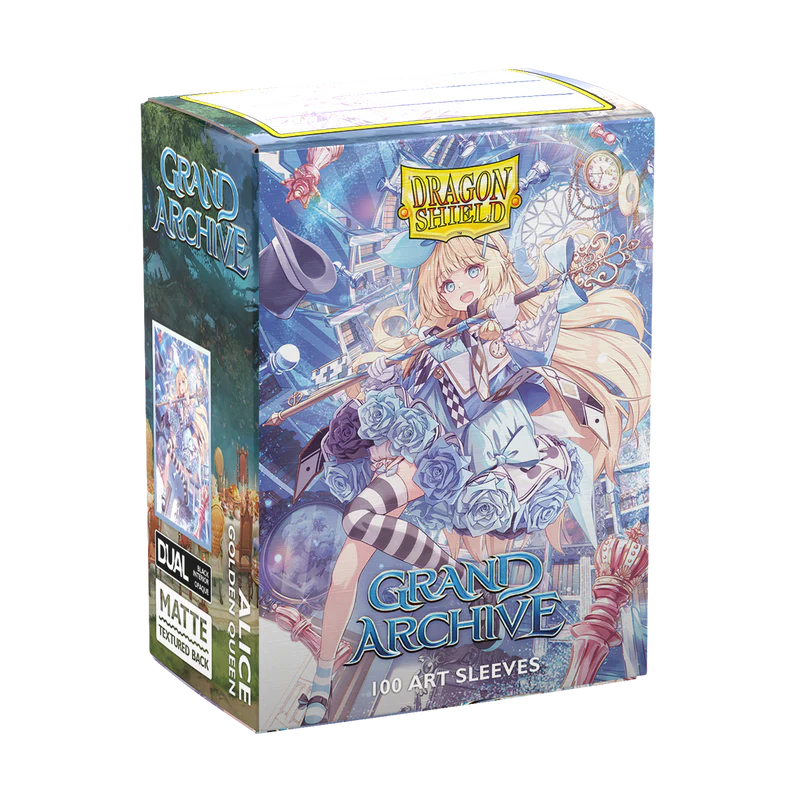 Dragon Shield - Grand Archive - 'Alice Orleane' Matte Textured Back Art Sleeves (BOX OF 100)