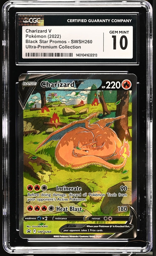 CGC 10 Charizard V SWSH260 Ultra-Premium Collection 2022 Black Star Promos