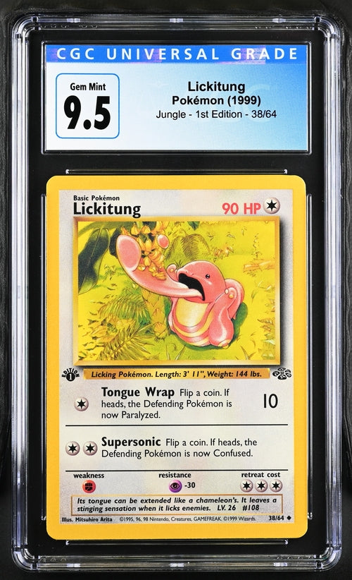 Lickitung 38/64 1999 Pokémon Jungle - 1st Ed. PSA GEM MINT 10