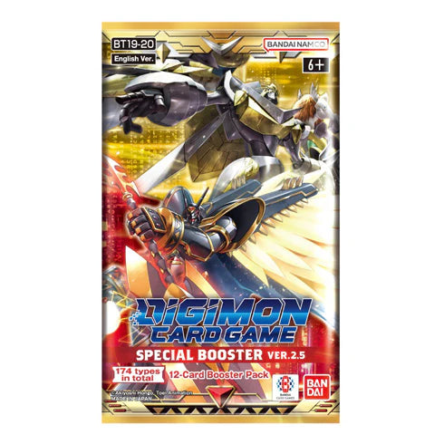 DIGIMON CARD GAME: Release Special Booster 2.5 (BT19-20) Booster Pack