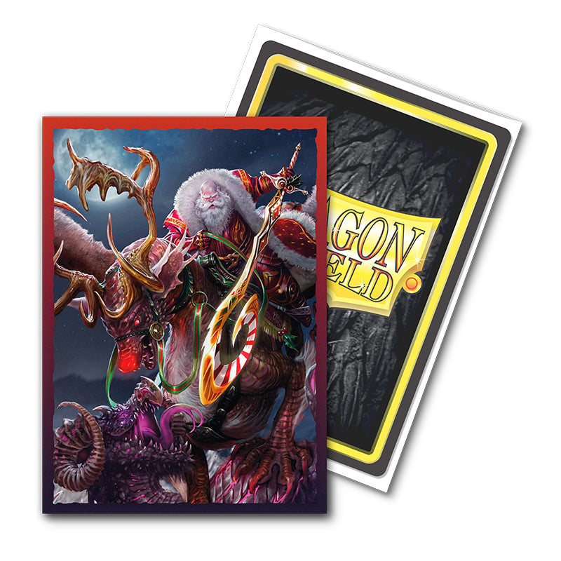Dragon Shield - Standard Brushed Art Christmas Dragon 2022 (BOX OF 100) - PokeBox USA