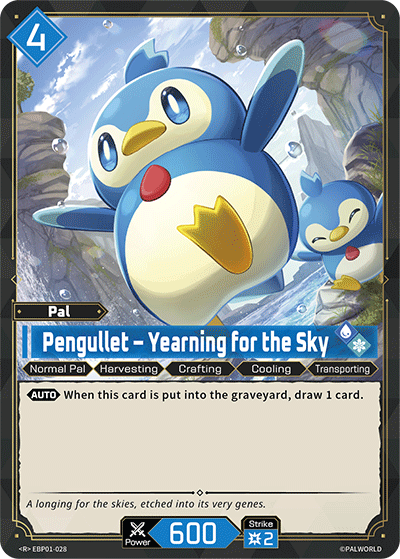 Image for Pengullet – Yearning for the Sky (EBP01-028) (Dawn of Palpagos) (EBP01) - Palworld Official Card Game