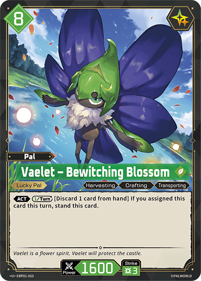 Image for Vaelet – Bewitching Blossom (EBP01-055) (Dawn of Palpagos) (EBP01) - Palworld Official Card Game