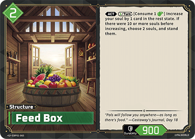 Image for Feed Box (EBP01-065) (Dawn of Palpagos) (EBP01) - Palworld Official Card Game