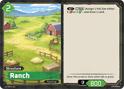 Image for Ranch (EBP01-066) (Dawn of Palpagos) (EBP01) - Palworld Official Card Game
