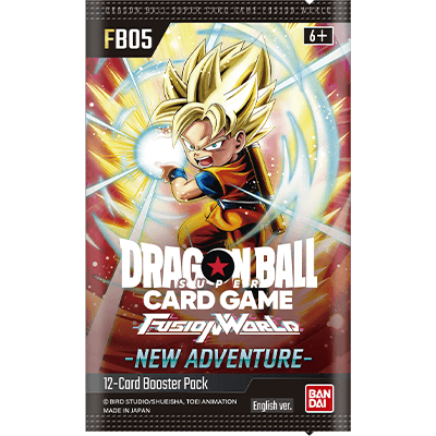 Dragon Ball Super Card Game - Fusion World - New Adventure [FB05] Booster Pack - PokeBox USA