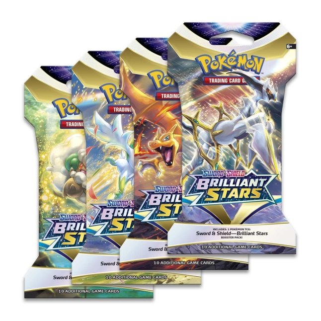 POKÉMON TCG Sword and Shield - Brilliant Stars Sleeved Booster Pack - PokeBox USA