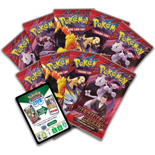 pokemon etb vs booster box POKÉMON TCG Scarlet & Violet: Destined Rivals Elite Trainer Box (ETB)