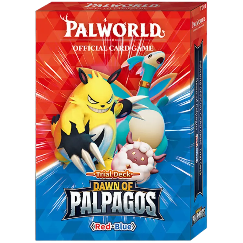 Palworld OCG - Dawn of Palpagos Red / Blue Trial Deck