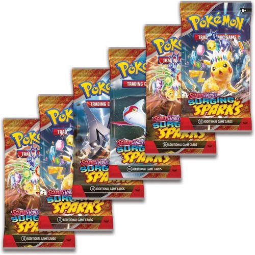 POKÉMON TCG Scarlet & Violet 8: Surging Sparks Booster Bundle - PokeBox USA