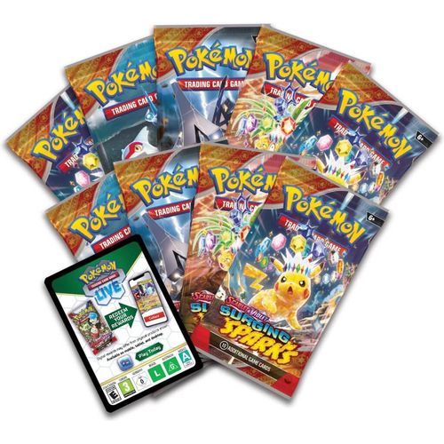 POKMON TCG Scarlet & Violet 8: Surging Sparks Elite Trainer Box (ETB) POKMON TCG Scarlet & Violet 8: Surging Sparks Elite Trainer Box (ETB)