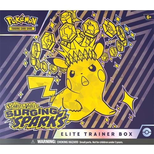 pokemon cards etb POKÉMON TCG Scarlet & Violet 8: Surging Sparks Elite Trainer Box (ETB)