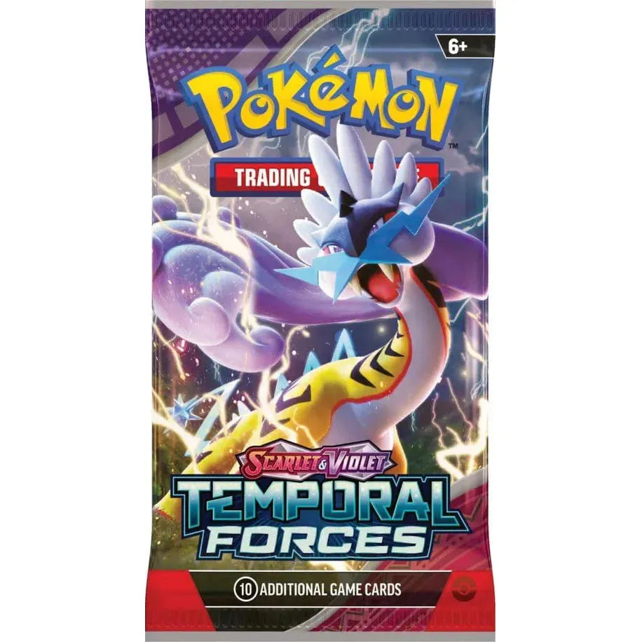 pokemon tcg scarlet & violet temporal forces booster box POKÉMON TCG Scarlet & Violet 5: Temporal Forces Booster Pack