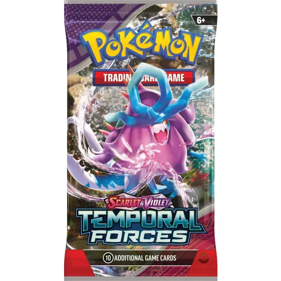 POKMON TCG Scarlet & Violet 5: Temporal Forces Booster Pack POKMON TCG Scarlet & Violet 5: Temporal Forces Booster Pack