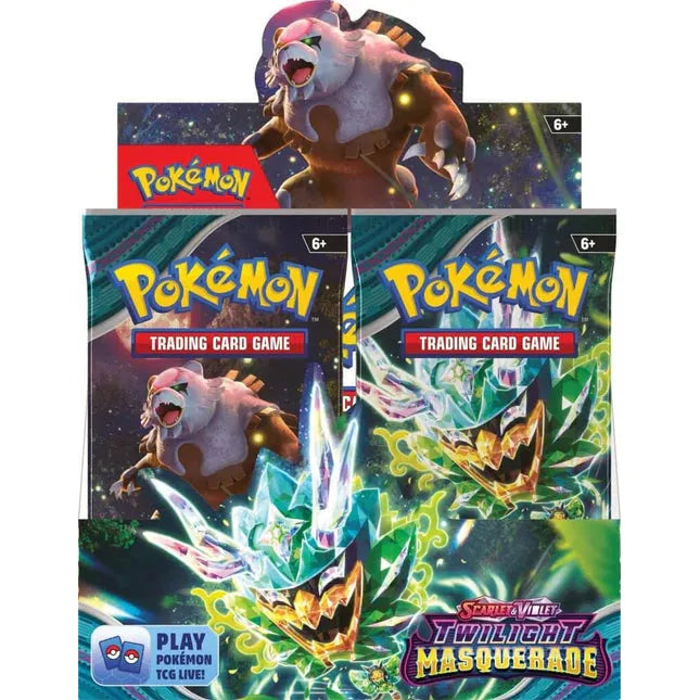 POKMON TCG Scarlet & Violet 6: Twilight Masquerade Booster Box POKMON TCG Scarlet & Violet 6: Twilight Masquerade Booster Box
