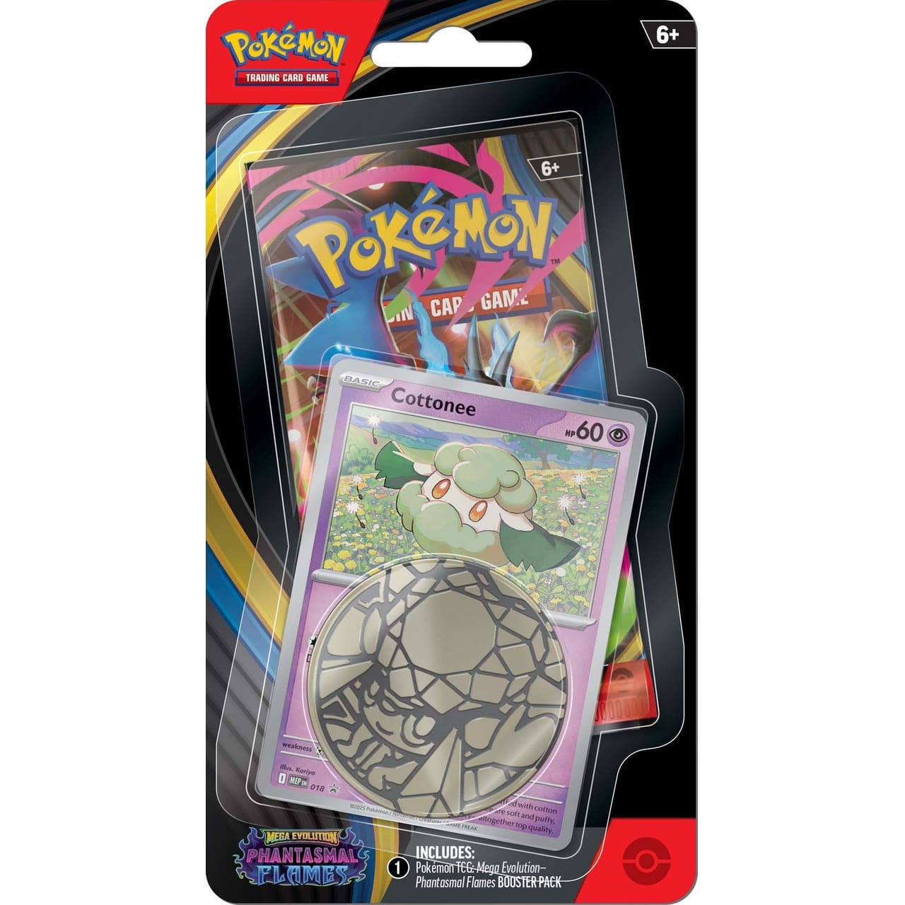 Pokemon TCG: Mega Evolution ME02 - Phantasmal Flames Checklane Blister (Random) - PokeBox USA