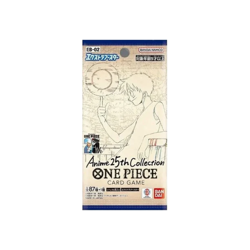 One Piece Card Game - Extra Booster Anime 25th Collection EB-02 Booster Pack [Japanese]