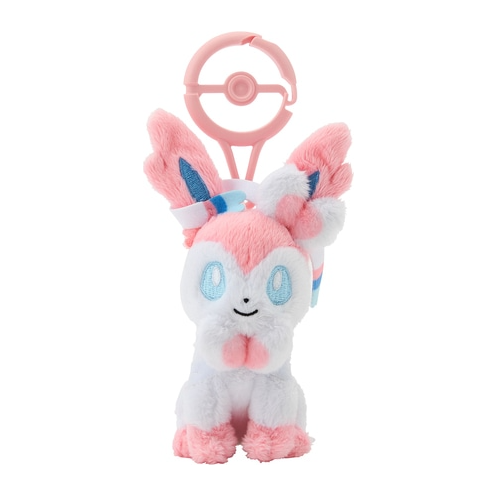 Sylveon Carabiner - Pokémon Centre Plush Keychain - PokeBox USA