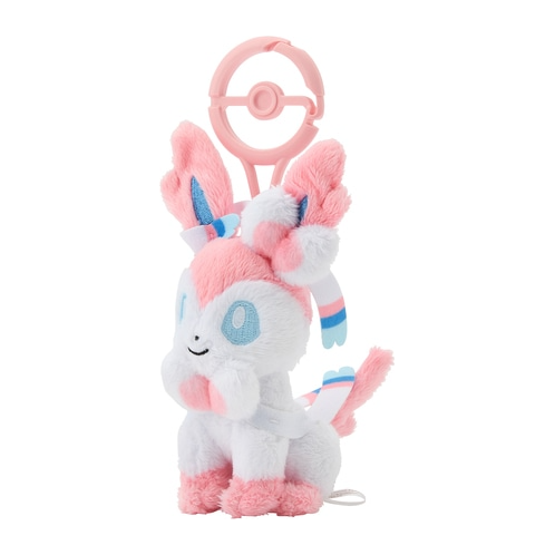 Sylveon Carabiner - Pokémon Centre Plush Keychain - PokeBox USA