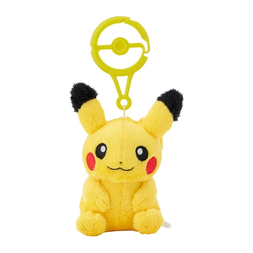 Pikachu Carabiner - Pokémon Centre Plush Keychain - PokeBox USA