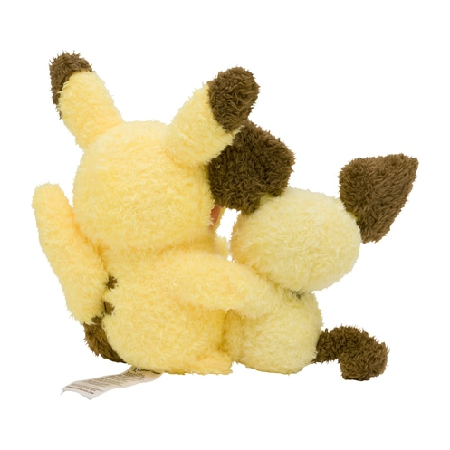 Pichu & Pikachu Hugging Plush - Pokémon Centre Plush