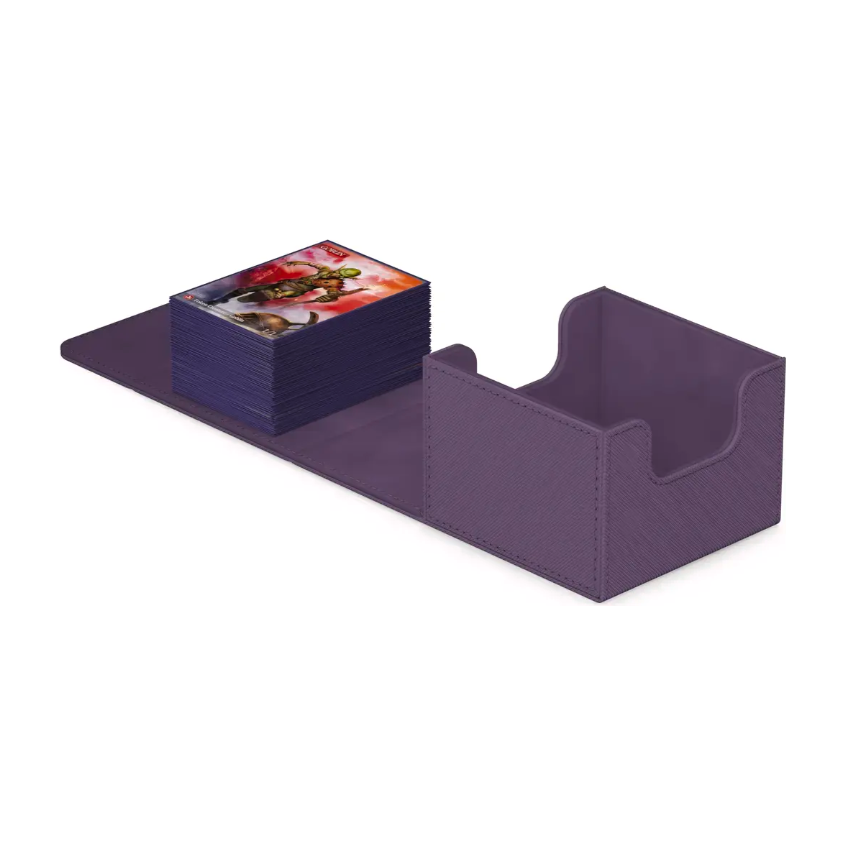 Ultimate Guard Sidewinder Deck Case 100+ Xenoskin Standard Size Monocolor Purple Deck Box - PokeBox USA