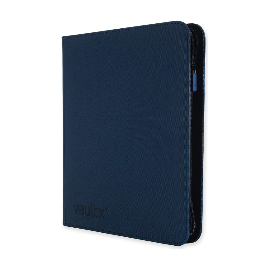 Vaultx - 12-Pocket Exo-Tec® Zip Binder XL - Royal Blue - PokeBox USA