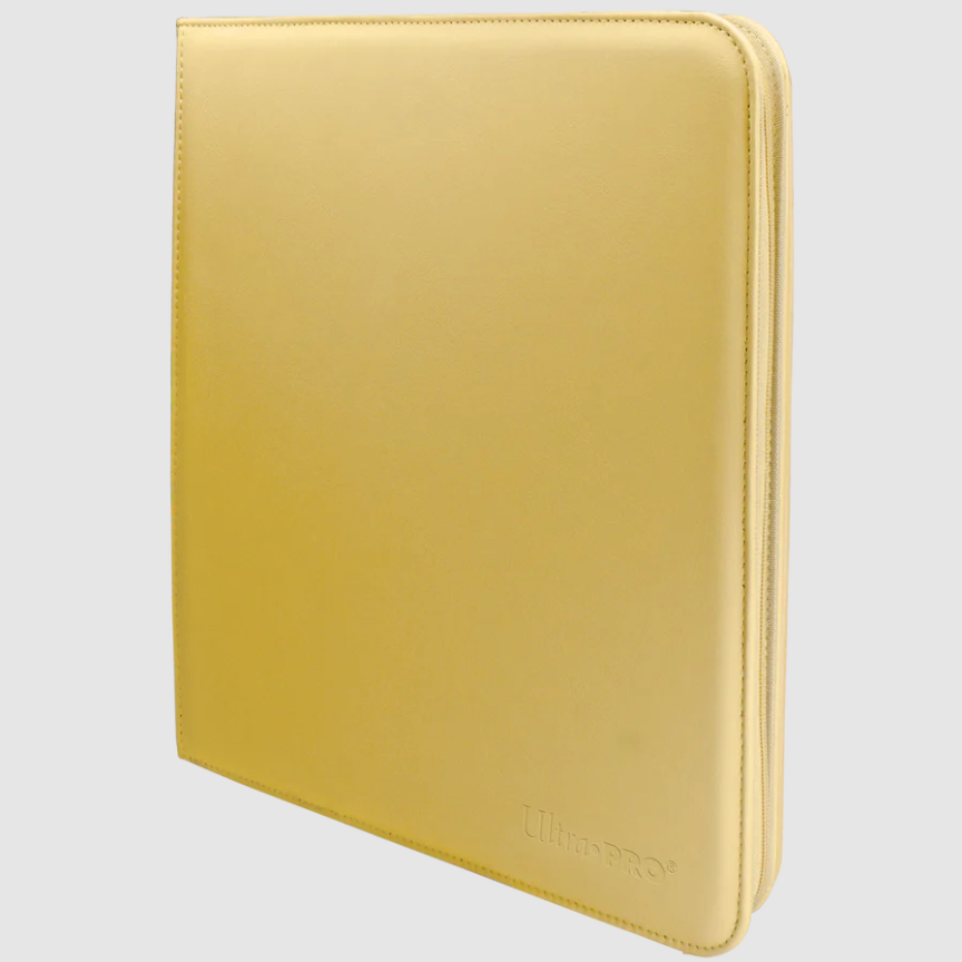 ULTRA PRO BINDER - Vivid Zip PRO-Binder - 12PKT- Yellow - PokeBox USA