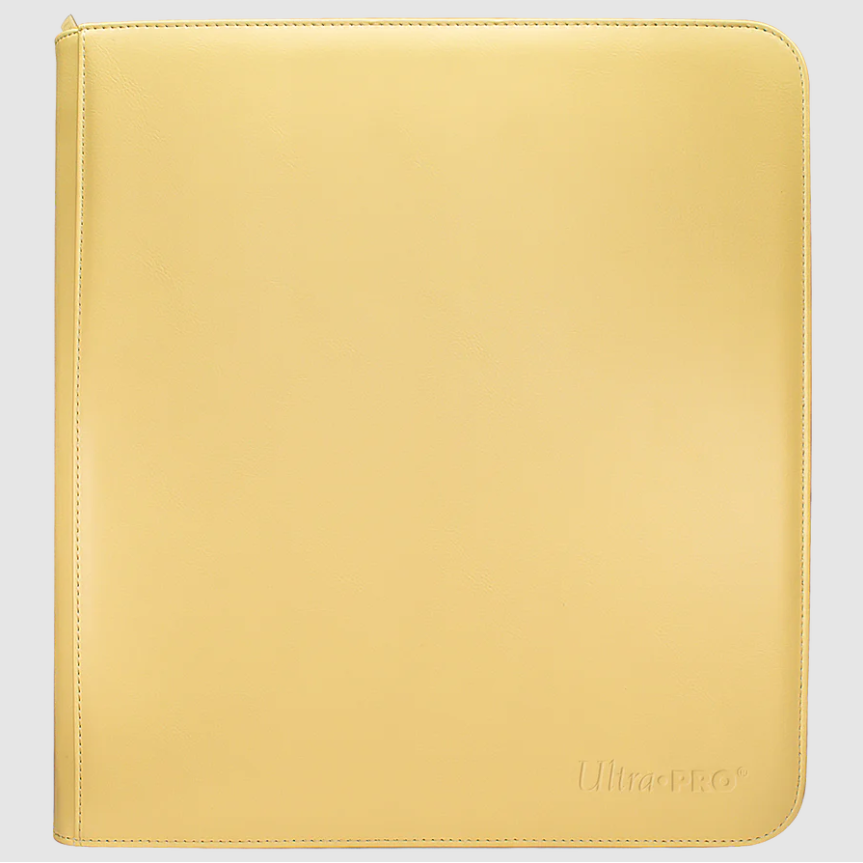 ULTRA PRO BINDER - Vivid Zip PRO-Binder - 12PKT- Yellow - PokeBox USA