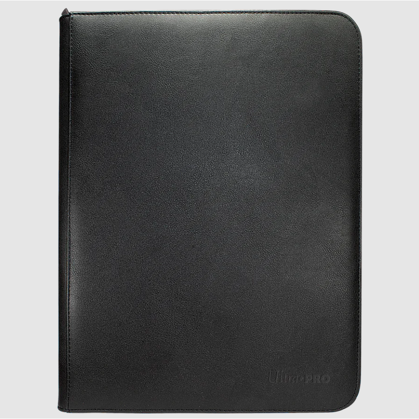 ULTRA PRO BINDER - Vivid Zip PRO-Binder - 9PKT- Black