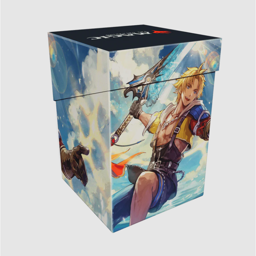 Ultra Pro- Magic: The Gathering—FINAL FANTASY Tidus, Yuna's Guardian 100+ Deck Box - PokeBox USA