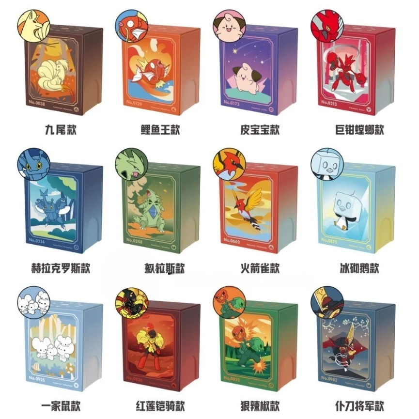 Pokemon TCG: Illustration Rare Metal Deck Box Tin Blind Box - Chinese - PokeBox USA