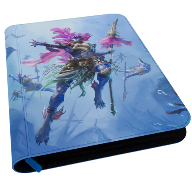 Arcane Fortress Binder - 9PKT Sideloading Zipper Binder - Emperor of the Deep - PokeBox USA