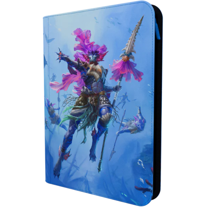 Arcane Fortress Binder - 9PKT Sideloading Zipper Binder - Emperor of the Deep - PokeBox USA