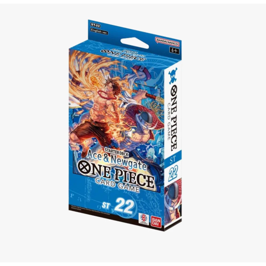 One Piece Card Game - Starter Deck 22: BLUE Ace & Newgate (ST-22) - PokeBox USA