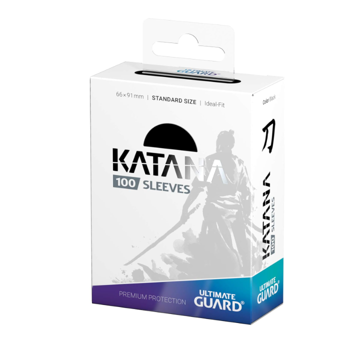 Ultimate Guard Katana Standard Size Sleeves Black (100)