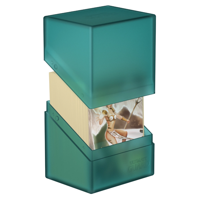Ultimate Guard Boulder Deck Case 80+ Standard Size Malachite Deck Box